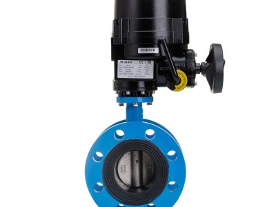 锂电电动法兰式蝶阀的创新应用与合力自动化技术优势